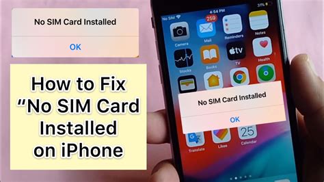 smart phone keeps saying no sim card installed|phone saying no sim available.